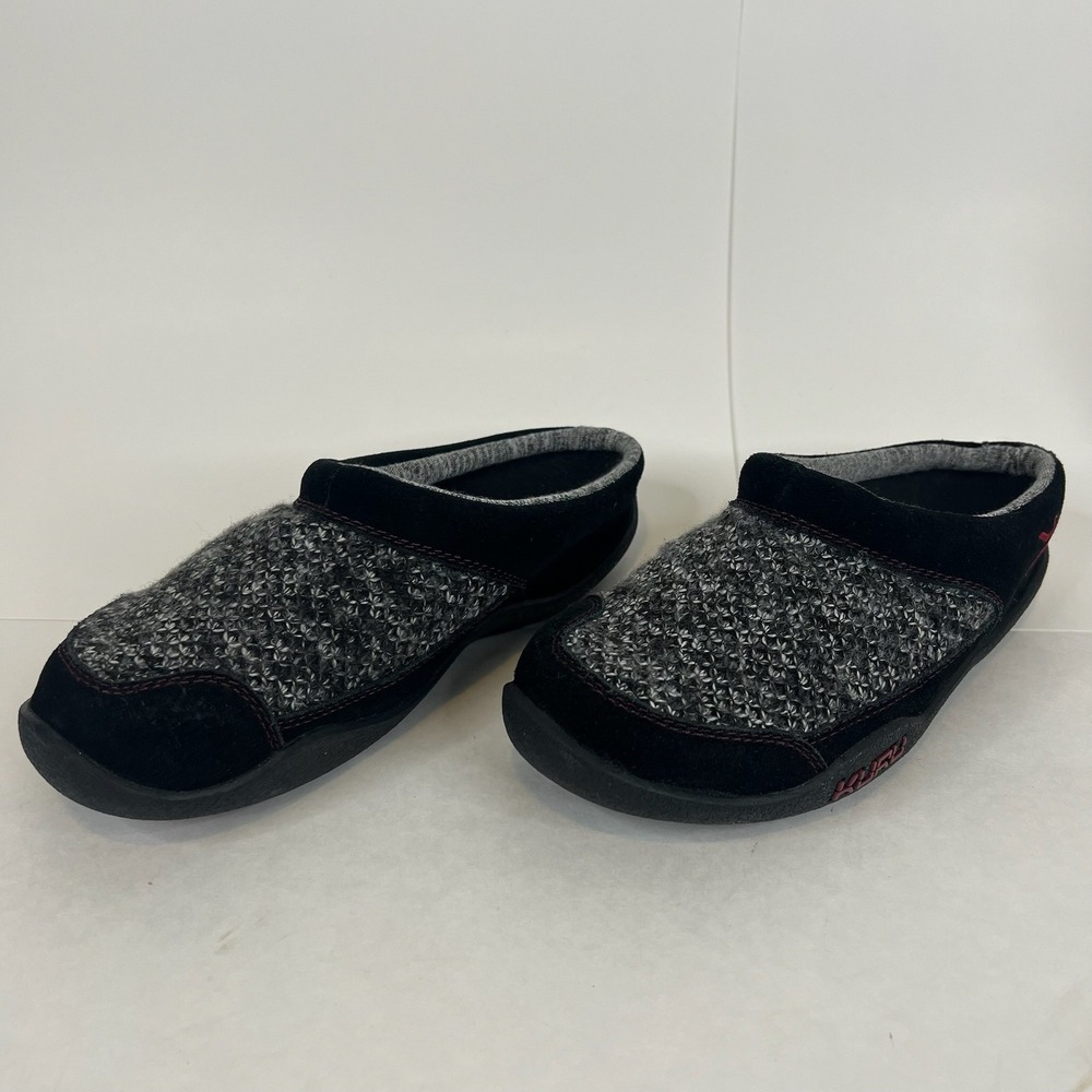 Kuru Women Medium Gray Slip On Comfort Mule Knit Slip On Clog Shoe EU 37/6.5-D-4